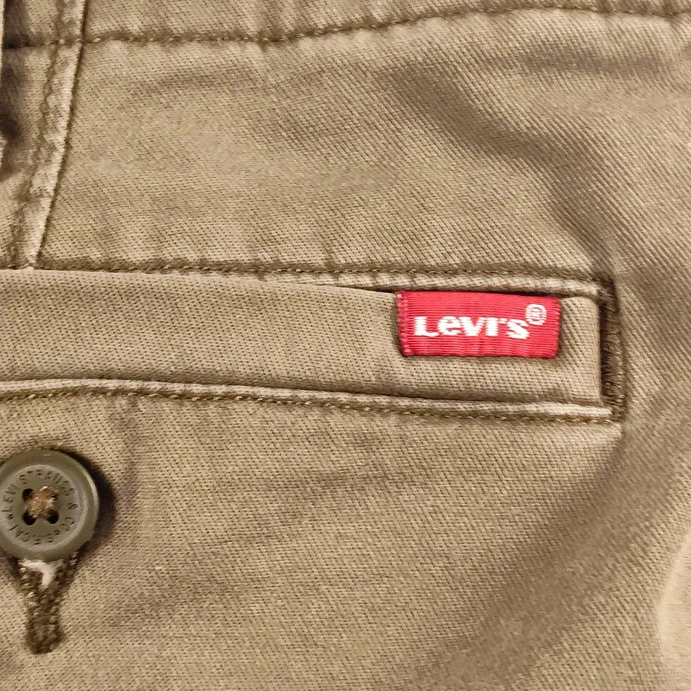 Levi's XX Cargo Taper Pants Mens 38x32 Olive Green Utility Tapered Leg